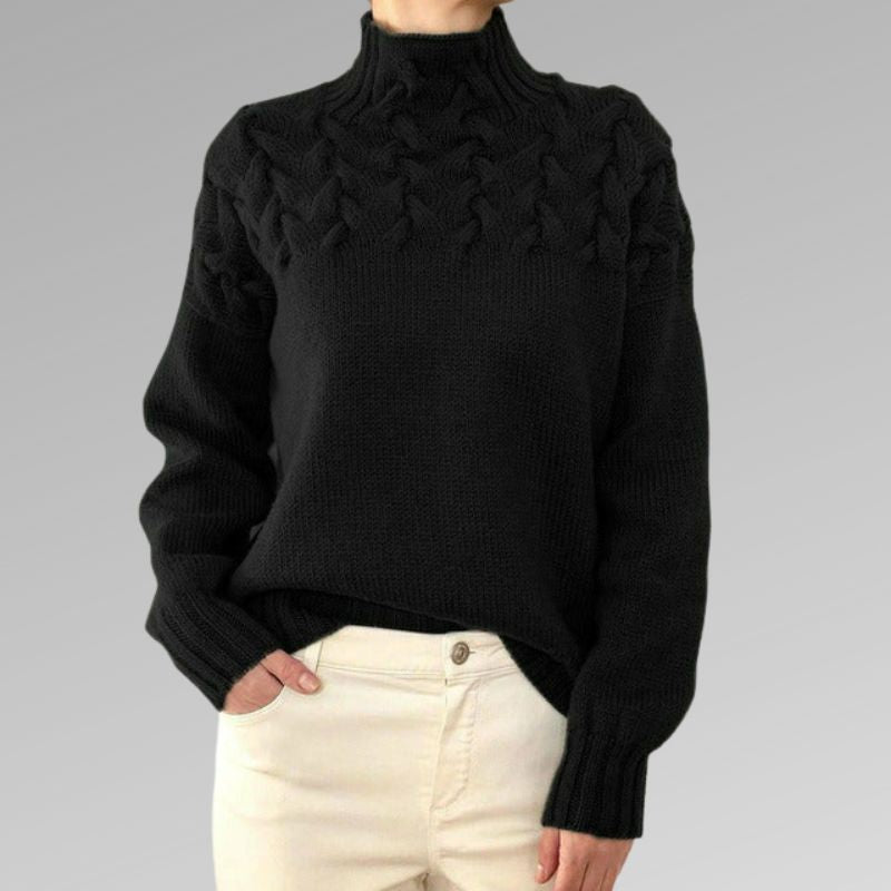 Sweter Damski z Golfem
