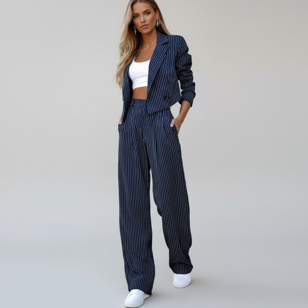 Elegancki Garnitur Damski Regina | Stylowy Zestaw 0