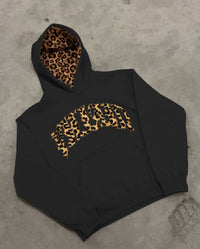Casualowa Bluza z Kapturem w Panterkę | Streetwear 1