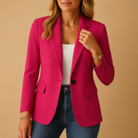 Czarna Marynarka Damska Rosalia | Elegancka Odzież Wierzchnia 1