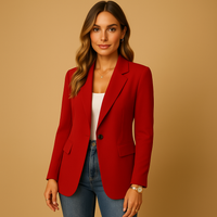 Czarna Marynarka Damska Rosalia | Elegancka Odzież Wierzchnia 2
