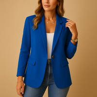 Czarna Marynarka Damska Rosalia | Elegancka Odzież Wierzchnia 5
