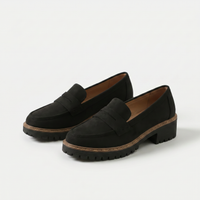 Czarne Mokasyny Damskie Nadia | Eleganckie Buty Wsuwane 2