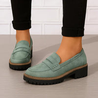 Czarne Mokasyny Damskie Nadia | Eleganckie Buty Wsuwane 7