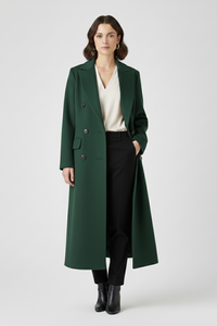 Damski Płaszcz z Kołnierzem Klapowym | Elegancki Płaszcz 9