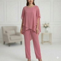 Elegancki Komplet Szyfonowy Damski | Dres Damski Komplet 8