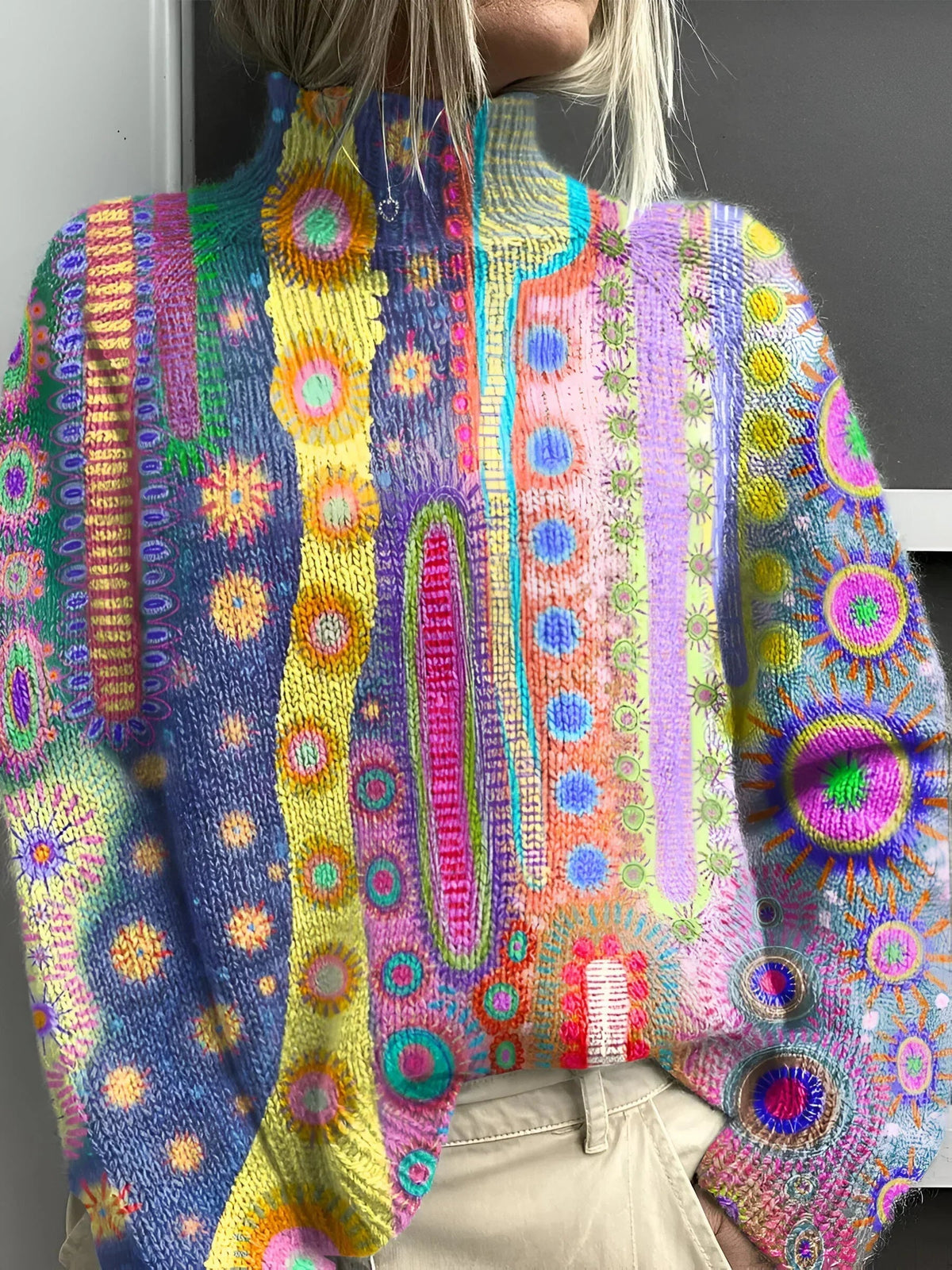 Sweter Damski z Golfem