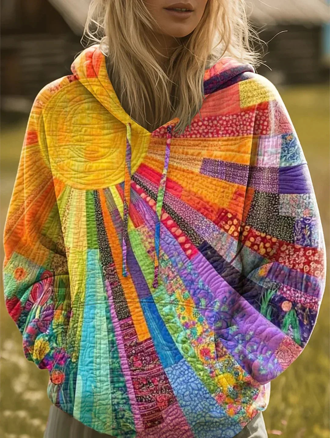 Bluza Damska z Kapturem Oversize