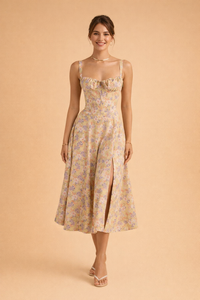 Sukienka Betty | Elegancka Sukienka z Talią 0