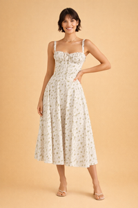 Sukienka Betty | Elegancka Sukienka z Talią 4