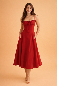 Sukienka Betty | Elegancka Sukienka z Talią 5