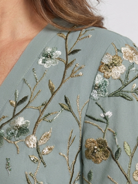 Sukienka Maxi Kwiatowa z Krótkim Rękawem | Elegancka Moda 2