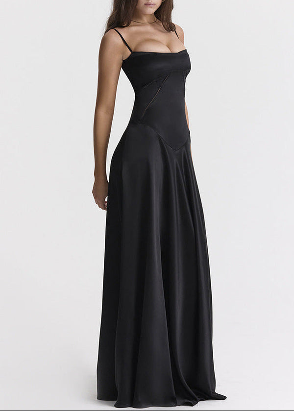 Sukienka Maxi Olivia | Elegancka Satynowa Sukienka 0