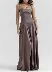 Sukienka Maxi Olivia | Elegancka Satynowa Sukienka 1