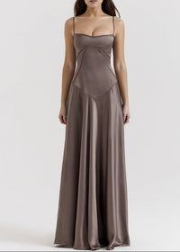Sukienka Maxi Olivia | Elegancka Satynowa Sukienka 2