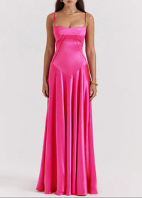 Sukienka Maxi Olivia | Elegancka Satynowa Sukienka 3