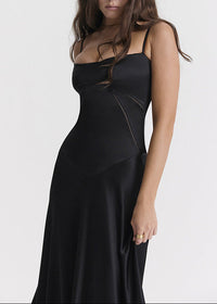 Sukienka Maxi Olivia | Elegancka Satynowa Sukienka 5