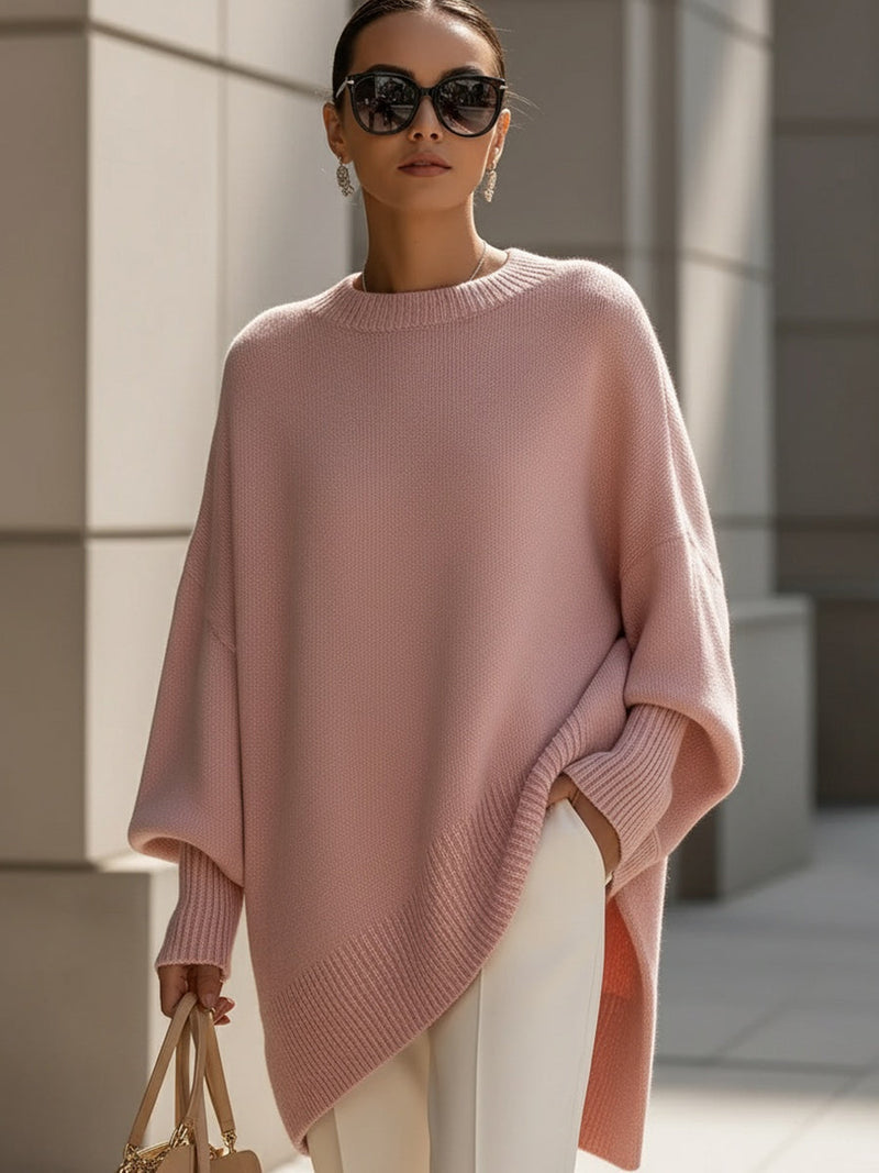 Sweter Kimia | Oversize'owy Sweter Damski z Dzianiny 0