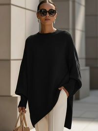 Sweter Kimia | Oversize'owy Sweter Damski z Dzianiny 1