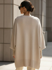 Sweter Kimia | Oversize'owy Sweter Damski z Dzianiny 2