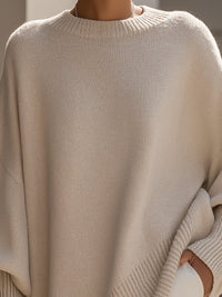 Sweter Kimia | Oversize'owy Sweter Damski z Dzianiny 3