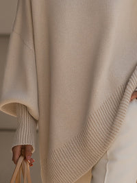 Sweter Kimia | Oversize'owy Sweter Damski z Dzianiny 4