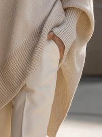 Sweter Kimia | Oversize'owy Sweter Damski z Dzianiny 5