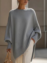 Sweter Kimia | Oversize'owy Sweter Damski z Dzianiny 7