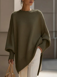 Sweter Kimia | Oversize'owy Sweter Damski z Dzianiny 8