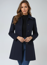 Zimowy Trencz Damski | Elegancki Płaszcz na Chłodne Dni 10