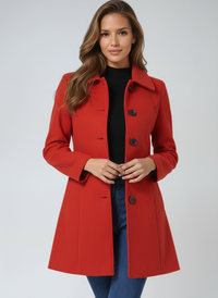 Zimowy Trencz Damski | Elegancki Płaszcz na Chłodne Dni 11